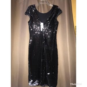 NEW Renn Black/Silver Reversible Dress Size L